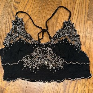 Free people cami lace detail
